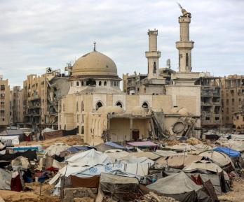 Negociaciones en Egipto. / Foto: AFP.