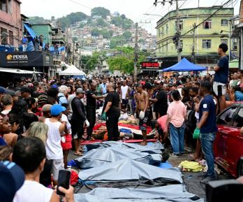 Operativo en favelas de Rio de Janeiro. / Foto: AFP.