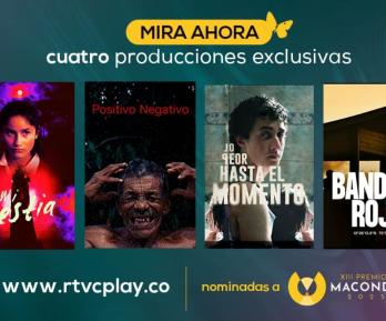 Películas nominadas a Premios Macondo 2025. / Foto: RTVCPlay.