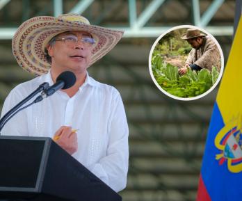 Petro sobre modelo productivo para bajar el desempleo. / Foto: Presidencia y Radio Nacional.
