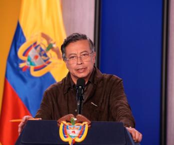 Petro sobre incautación. / Foto: Presidencia.