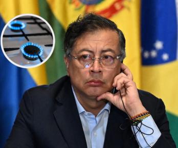 Petro sobre la canasta básica y el precio del gas. / Fotos: AFP y Freepik.