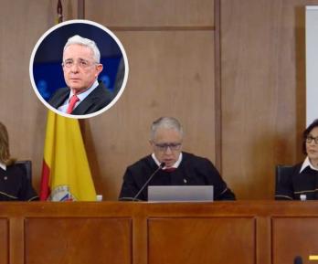 Qué sigue en el proceso contra Uribe Vélez. / Fotos: Tribunal y AFP.
