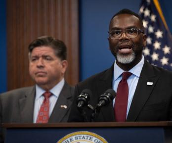 Alcalde de Chicago y Gobernador de Illinois. / Foto: AFP.