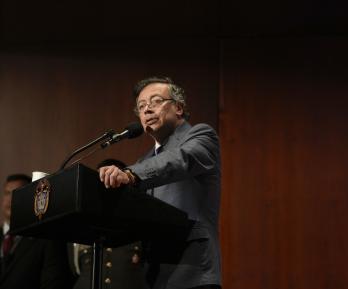 Presidente Petro se refiere a asesinato de coronel en Popayán.