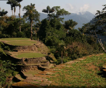 Ciudad Perdida en la Sierra Nevada de Santa Marta