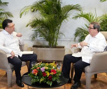 Canciller de Cuba, Bruno Rodríguez.