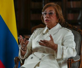 Canciller Rosa Villavicencio Mapy. / Foto: AFP.