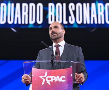 Eduardo Bolsonaro. / Foto: AFP.