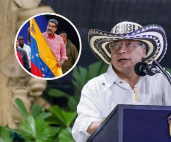 Petro sobre Venezuela y el petróleo. / Fotos: Presidencia y AFP.