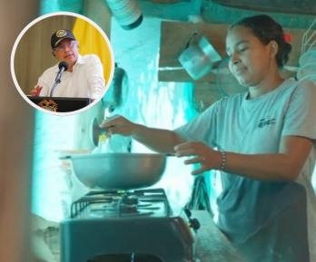 Petro sobre la pobreza energética. / Fotos: MinEnergía y Presidencia.