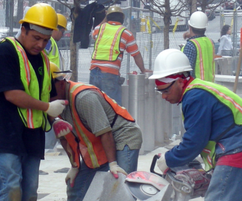 obreros de construcción