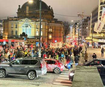 Masivas protestas en Noruega por entrega del Nobel de Paz a María Corina Machado 