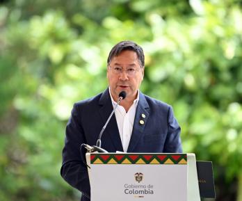 Expresidente Luis Arce, detenido en Bolivia.