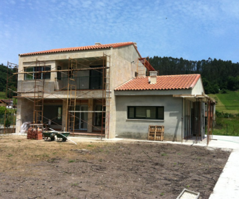 casa en construcción