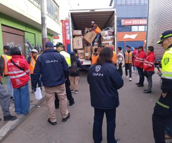 Aprehensión de la Dian. / Foto: X Dian.