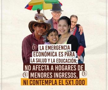Emergencia económica: Gobierno desmiente que la medida implique más impuestos para la mayoría 