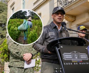 Refuerzo de seguridad en el Catatumbo. / Fotos: Presidencia y AFP.