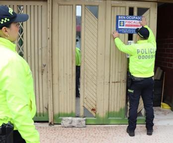 Incautación de bienes. / Foto: MinDefensa.