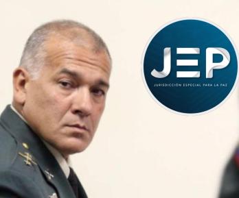 Condenan a general retirado. / Fotos: JEP.