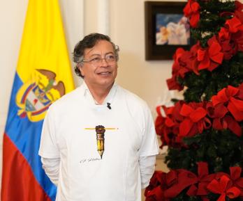 Presidente Petro sobre Colfuturo. / Foto: Presidencia.