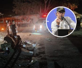 Petro confirma compra de antidrones. / Fotos: Ejército Nacional y Presidencia.