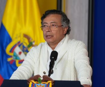 Presidente denuncia millonario robo en la DIAN. / Foto: Presidencia.