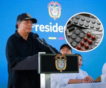 Petro sobre sobrecostos de medicamentos. / Fotos: Presidencia y Freepik.