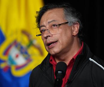 Presidente Gustavo Petro destacó el papel del precio de los alimentos en la baja inflación.