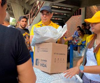 Ayuda a personas en el Catatumbo. / Foto: Unidad para las Víctimas