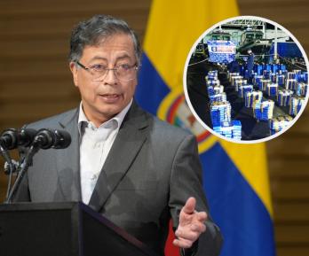 Incautación de cocaína / Fotos: Armada Nacional y Presidencia.