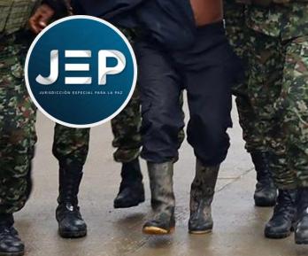 JEP sobre Coronel Figueroa. / Fotos: AFP y JEP.