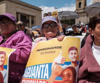 Pensiones para adultos mayores. / Foto: Presidencia.
