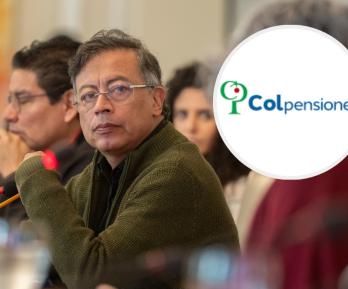 Petro desmiente a El Tiempo. / Fotos: Presidencia y Colpensiones.
