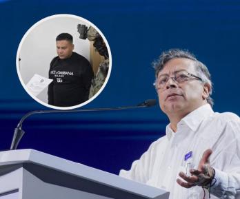 Petro sobre extradición de Pipe Tuluá y alias Araña. / Fotos: Presidencia y Policía Nacional.