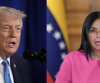 Trump amenaza a Delcy Rodríguez: "Pagará un precio muy alto"