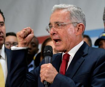 Álvaro Uribe Vélez. / Foto: AFP.