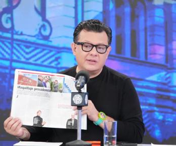 Columna de opinión sobre la desinformación de Semana. / Foto: RTVC.