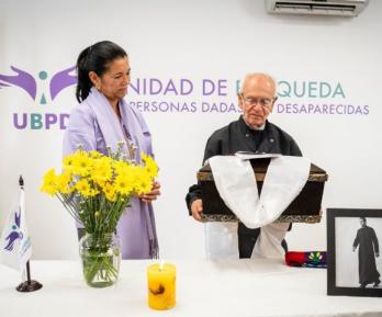 Con dignidad, Unidad de Búsqueda de Desaparecidos ubicó, identificó y entregó los restos de Camilo Torres