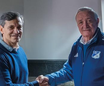 Fabián Bustos. / Foto: Millonarios. 