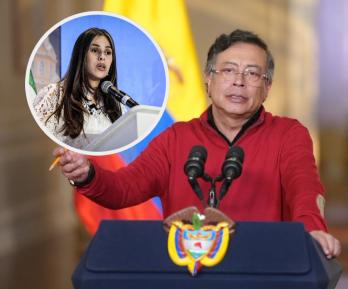 Petro sobre hijo de Ángela Vergara. / Fotos: Presidencia y X Angela Vergara.