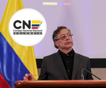 Petro sobre decisión del CNE. / Fotos: Presidencia y Cne.
