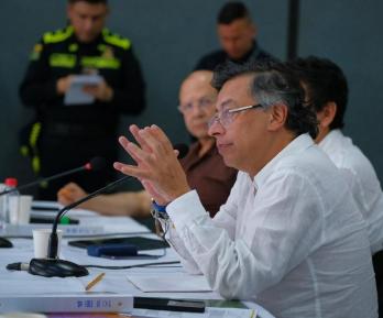 Petro sobre propuesta del fondo ambiental. / Foto: Presidencia.