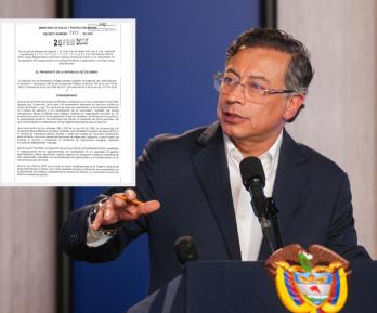 Presidente Petro sobre decreto 0182 de 2026. / Fotos: Presidencia y Redes.