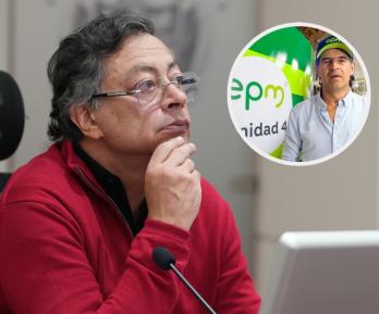 Petro sobre EPM y la tarifa de energía. / Fotos: Presidencia, Alcaldía de Medellín - IG Fico Gutiérrez.