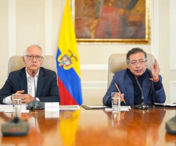 Petro defiende gestión de MinSalud. / Foto: Presidencia.