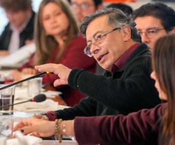 Petro sobre impuesto del 0.6%. / Foto: Presidencia.