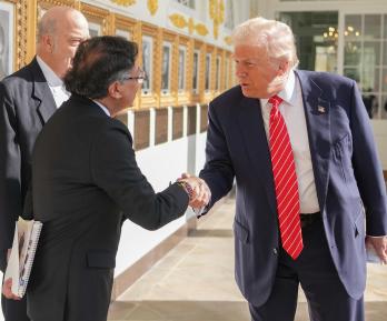 Petro pide a Trump ir por los “capos de capos” del narcotráfico.