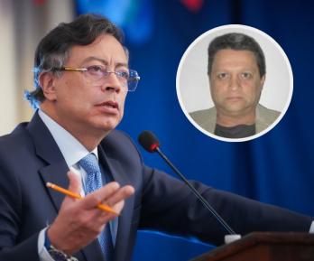 Petro sobre asesinato de Santiago Gallón. / Fotos: Presidencia y Redes sociales.