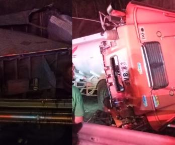 Choque múltiple de camiones obliga al cierre total de la vía Armenia–Cajamarca. Foto: X - @Mi_carro_Yyo